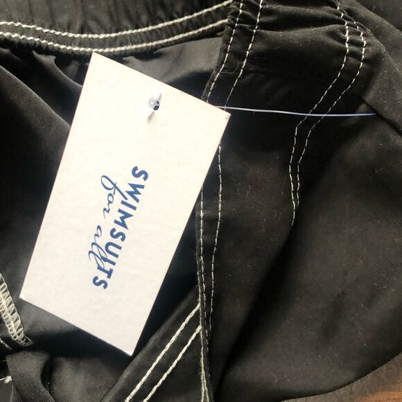 Board shorts, swim Suits For All Black Size 18 - Picture 4 of 6